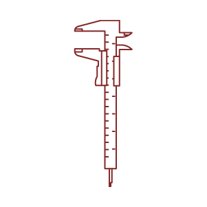 3D-Planung Icon Messschieber